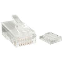 conector modular rj45 cat6 startechcom transparente 50 piezas