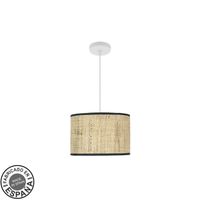 colgante moda 1xe27 blancocanizo oscuro regx30x3
