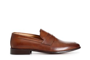 mocasines de piel para hombre brown