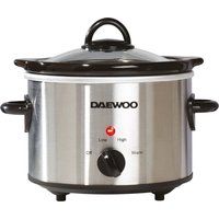 daewoo sda1363 slow cooker - stainless steel stainless steel
