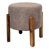 pack de 2 taburetes con patas de color taupe