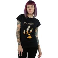 disney camiseta beauty and the beast be our guest para mujer