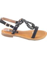 de timbos sandalia plana mujer 126075 negro