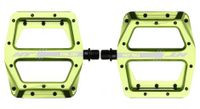 ht components talon an71 par de pedales planos verde