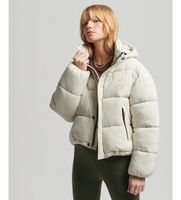 superdry para mujer w5011265a cazadora acolchada corta cocoon blanco l casual nylon