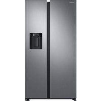 samsung american-style fridge freezer matte rs68n8240s9eu cream