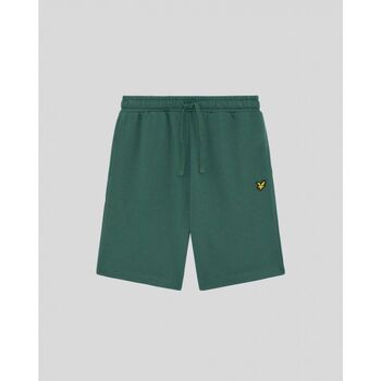 Lyle & Scott Short ML414VOGT PLAIN SWEATSHORT-W130 EVERGLADE para hombre