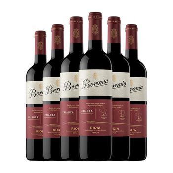 Beronia Vino Tinto Rioja Crianza 75 Cl 13.5% Vol. (pack De 6 Unidades)