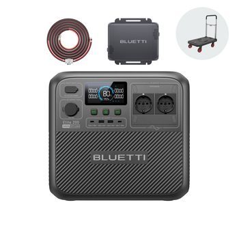 Bluetti Elite 200 V2 Estación Energía Portátil Y Cargador1, Carga Auto 4,2h, Apta Camping Y Uso Fuera De Red