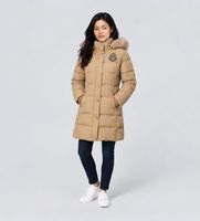 lauren ralph lauren para mujer 297p23455003 abrigo de plumas acolchado beige xl casual sintetico