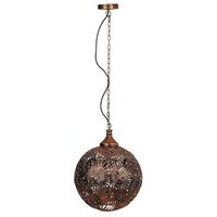 lampara de techo de metal dorada 50x50x64133