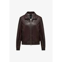 bomboogie cazadora de cuero jw vall p llv6-118 bark brown para mujer