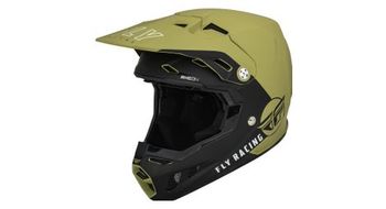 Casco integral fly racing fly formula cc centrum verde oliva mate   negro