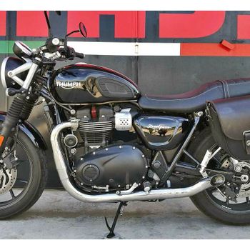 Sistema de escape Triumph Street Twin E4 Mass Hot Rod 2-2
