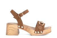 sandalias con bocado de caballo tobacco