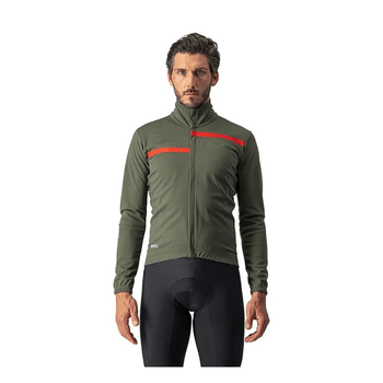 Chaqueta Castelli Transition 2 Verde Militar, Talla S