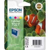 epson t027 t027401 colour original ink cartridge fish