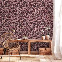 papel pintado panoramico leopardo