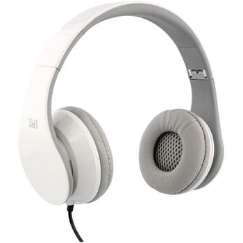 Auriculares T'nB Stream con cable jack 3,5 mm para música, plegables blancos