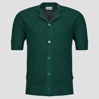 minimum camisa manga corta mason crochet para hombre