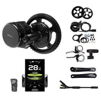 [EU Directo] BAFANG BBS-01B 48V 250W Motor medio de bicicleta eléctrica Protocolo CAN Conjunto de actualización Kit de c