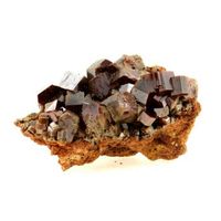 vanadinita - pierre natural de marruecos mibladen - cristal de vanadinita multicolor poderoso mineral de curacion  3805 ct - certificado de
