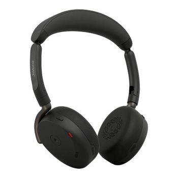 Auriculares Jabra Evolve3 65 Flex inalámbricos Bluetooth con cancelación de ruido adaptativa y micrófono, negro