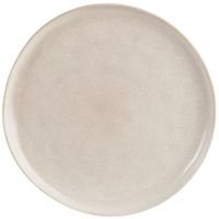 plato plano de gres beige