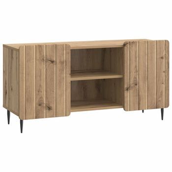 Mueble De Tv 102 X 34,5 X 52 Cm Roble Artisan Vidaxl
