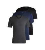 boss para hombre 50475285 pack 3 camisetas classic negro marino gris xl homewear algodon manga corta