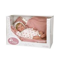 muneca reborn arias 40 cm cristina rosa cmanta