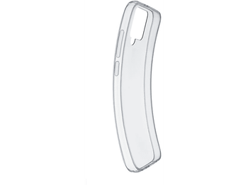 Funda móvil - CellularLine Soft, Para Samsung Galaxy A12, Flexible, Goma blanda, Transparente