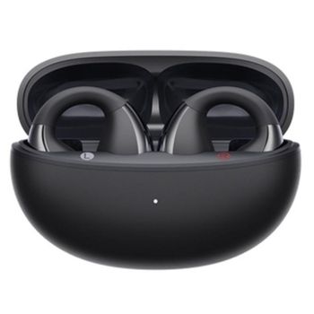 Auriculares QCY Crossky Clip C30S inalámbricos Bluetooth 6.0 con cancelación de ruido y protección IPX5 negros