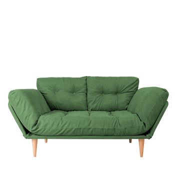 Sofá Cama 3 Plazas Nina Daybed Gr106 Verde