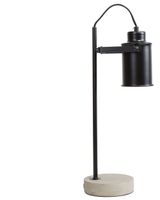 lampara de escritorio  ajustable metal negro