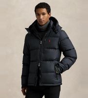 polo ralph lauren para hombre 710968278001 chaqueta gorham de plumon negro xl casual poliester reciclado sostenible