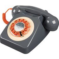 wild  wolf 746 corded phone - concrete grey grey