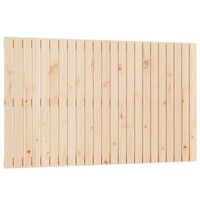 cabecero para dormir accesorio para dormitorio mueble de pared estilo palet 147 x 3 x 90 cm madera maciza de pino tdl0202772
