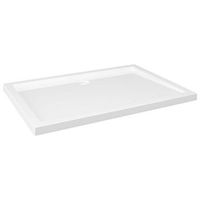 plato de ducha rectangular abs 80x110 cm vidaxl