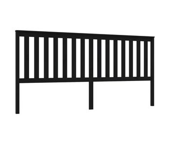 Vidaxl cabecero de cama madera maciza de pino negro 206x6x101 cm