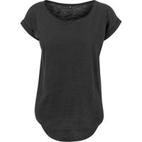 build your brand camiseta long para mujer