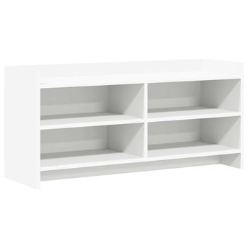Mueble De Tv 100 X 33 X 47 Cm Blanco Madera De Ingeniería Vidaxl