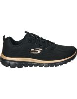 skechers negro 12615-bkrg zapatillas para mujer 40
