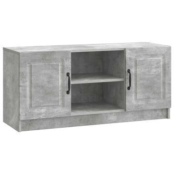 Mueble De Tv Gris Hormigón 102 X 34,5 X 47 Cm Vidaxl