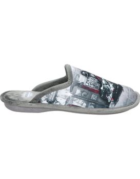 Zapatillas De Casa Destalonadas Para Hombre Cosdam 1442 Gris 40
