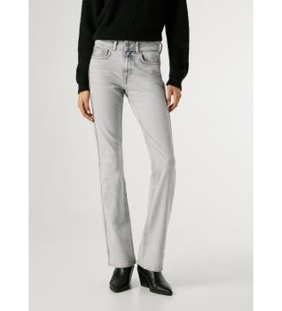 Pepe Jeans para mujer. PL20509248VA Jeans Bootcut Piper gris (25/30), Casual, Algodón, Denim