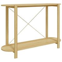 mesa consola de madera contrachapada 110x38x75 cm vidaxl