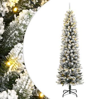 Árbol De Navidad | Decoraciones De Navidad Artificial Con 150 Leds Y Nieve Flocada 150 Cm Cfw603198