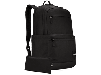Mochila para portátil - Case Logic CCAM3216, 26 l, Bolsillo teléfono móvil y documentos, Compartimento tableta, con cremallera, Negro