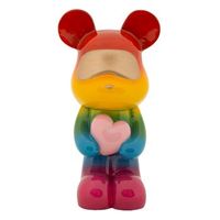 estatua de oso de resina multicolor 2250x175x425 cm